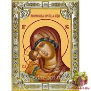 Икона освященная &quot;Игоревская икона Божией Матери&quot;, 18x24 см, со стразами