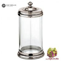 Банка 1,5 литр из олова и стекла коллекция Тоскана Cosi Tabellini Италия