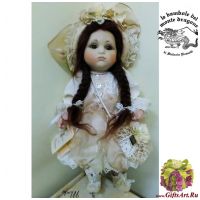 Итальянская фарфоровая кукла Clelia A Клелиа 26 см. Италия Montedragone  Ручная работа