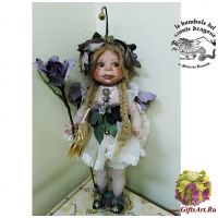 Итальянская фарфоровая кукла Rosmarino Розмарин 34 см. Италия Montedragone  Ручная работа