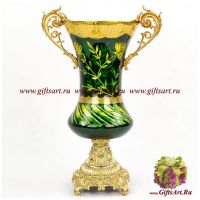 Ваза в дворцовом стиле. Декор Замок Хивер. Ручная работа. 43 см