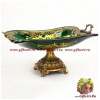 Ваза фруктовница в дворцовом стиле. Декор Замок Хивер. Ручная работа. 40 см