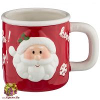 Кружка Весёлый Дед мороз 500 мл. Керамика