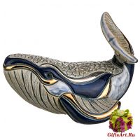 Кит Горбач керамическая фигурка De Rosa Rinconada. Длина 12 см