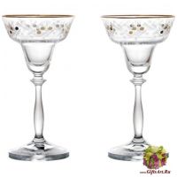 Подсвечники новогодние. 2 штуки Богемское стекло. Высота 19 см. Bohemia Crystal 362476. Чехия