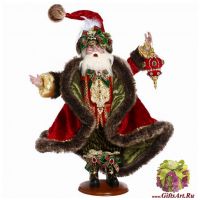 Коллекционный Санта Клаус Timeless Elegance. Лимитированная дизайнерская серия 2019 года. 63 см. США