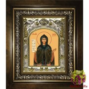 Икона освященная &quot;Мария Хиданская ,блаженная&quot;, 14x18 см, в деревянном киоте 20x24 см, 20x24 см