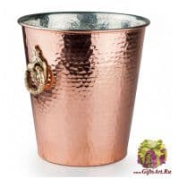 Ведро медное для шампанского. Медная посуда Marque Deposee. Тунис