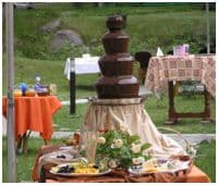 Шоколадный фонтан 4 яруса 65 см