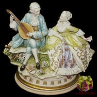 Статуэтка &quot;Дама и кавалер с лютней&quot;