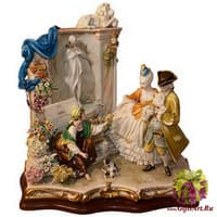 Статуэтка &quot;Цветочница у фонтана&quot;