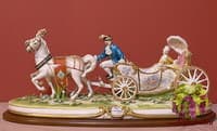 Статуэтка &quot;Дама в карете&quot;