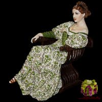 Статуэтка &quot;Дама, сидящая в кресле&quot;