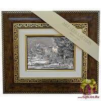 Панно  &quot;Дом с водяной мельницей&quot;