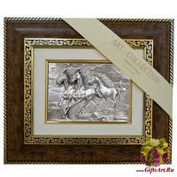 Панно  &quot;Табун лошадей&quot;