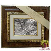 Панно  &quot; Мостик у дерева&quot;