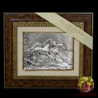 Панно &quot;Тройка лошадей&quot;