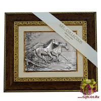 Панно &quot;Табун лошадей&quot;