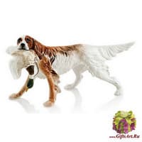 Статуэтка &quot;Сеттер с добычей&quot;