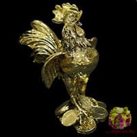Статуэтка &quot; Петух с монетами&quot;