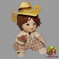 Статуэтка &quot;Клоун - мальчик сидящий&quot;