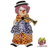 Статуэтка "Маленький клоун с трубой" Статуэтка "Маленький клоун с трубой"