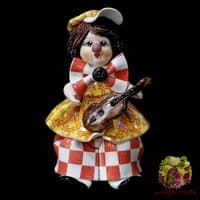 Статуэтка &quot;Маленький клоун с гитарой&quot;