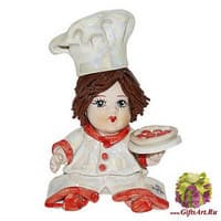 Статуэтка &quot;Повар с пиццей&quot;