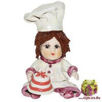 Статуэтка &quot;Повар с тортом&quot;
