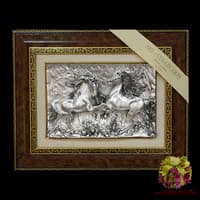 Панно &quot;Пара лошадей&quot;