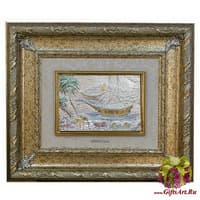 Картина &quot;Пальмы и лодки&quot;