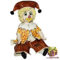 Скульптура &quot;Клоун в кепке&quot;