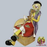 Статуэтка &quot;Клоун с саксофоном&quot;