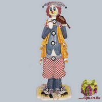 Статуэтка &quot;Клоун стоящий со скрипкой&quot;