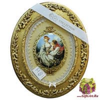 Панно с тарелкой &quot;Пара на свидании&quot;