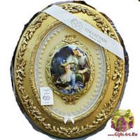 Панно с тарелкой &quot;Дама и две служанки&quot;