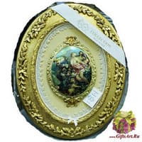 Панно с тарелкой &quot;Четыре девушки и ангел&quot;