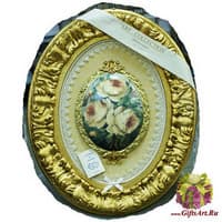 Панно с тарелкой &quot;Розовые розы&quot;