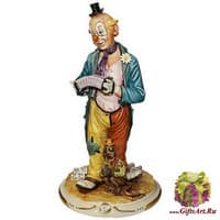 Статуэтка &quot;Клоун с гормошкой&quot;