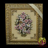 Панно &quot;Букет с птичками&quot;