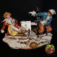 Статуэтка &quot;Забавы на санях&quot;