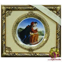 Панно с тарелкой &quot;Нежный поцелуй&quot;