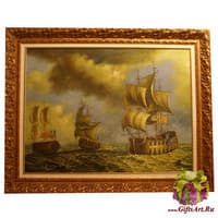 Картина &quot;Морское сражение&quot;