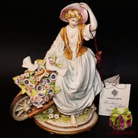 Статуэтка &quot;Тележка с цветами&quot;