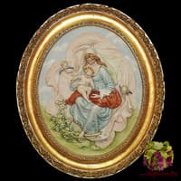 Барельеф &quot;Мадонна с ангелами и голубями&quot;