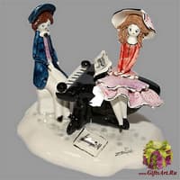 Статуэтка &quot;Пара за фортепиано&quot;