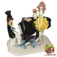Статуэтка &quot;Пианист и балерина&quot;