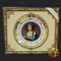 Панно с тарелкой &quot;Девушка&quot;