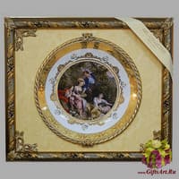 Панно с тарелкой &quot;Гнездо с птенцами&quot;