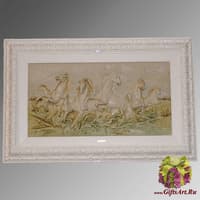 Барельеф &quot;Бегущие кони&quot;